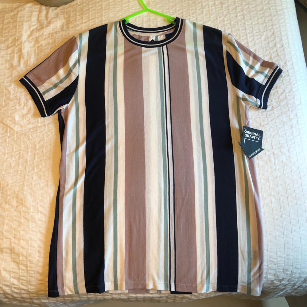 L Original Gravity Striped T-shirt